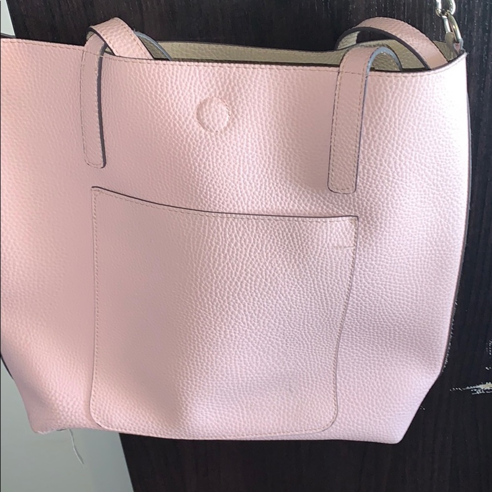 Pink reverse able tote